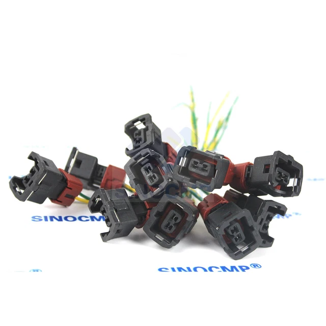 Solenoid Plug Connector Cable for Hitachi EX200-5 EX200-6 Excavator PARTS