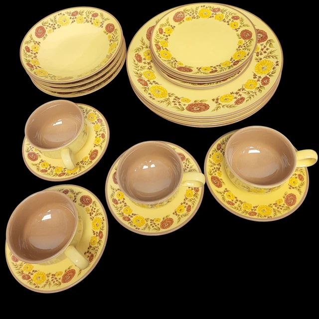 Denby - Natural Canvas Pasta Bowls Set Of 4 - Beige White Reactive Glaze Dishwasher Microwave - View #7