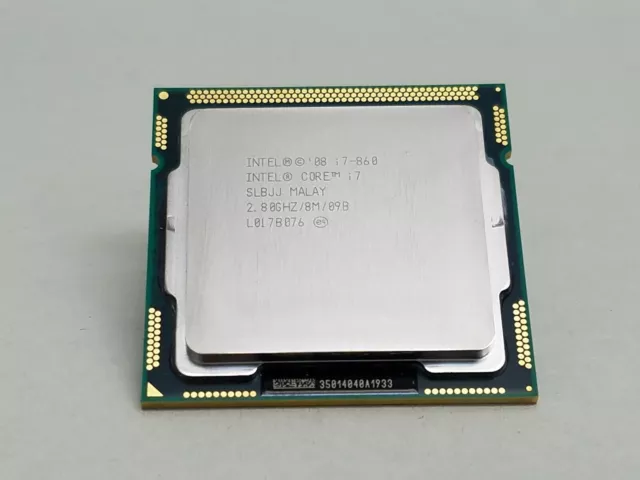 Procesador de CPU grado B Intel Core i7-860 2,80 GHz 8 MB SLBJJ LGA1156