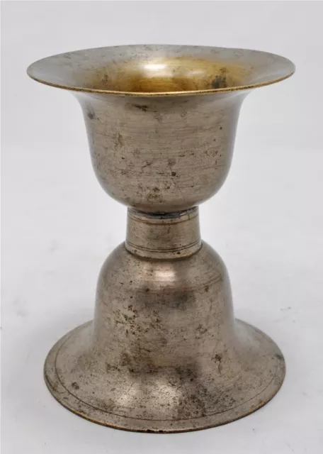 Antique Brass Round Spitting Pot Peekdan Original Old Hand Crafted Engraved