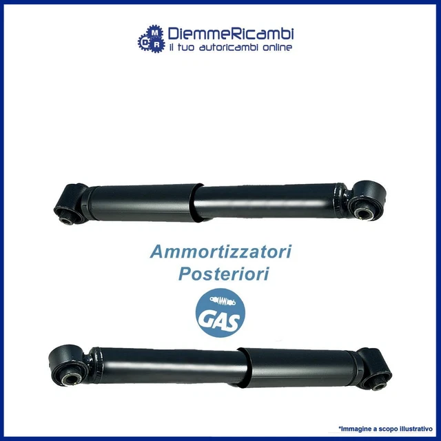 KIT 2 AMMORTIZZATORI POSTERIORI DESTRO SINISTRO FIAT PUNTO 188 1.2 1.3