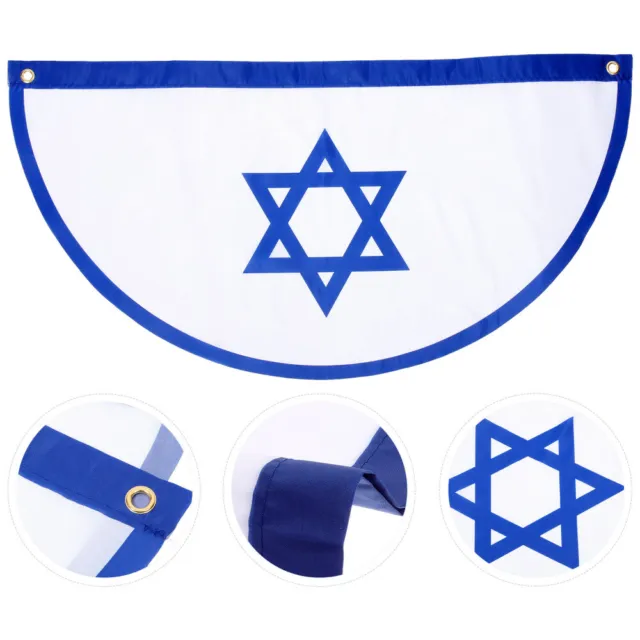 Polyester Banner Outdoor American Israel Flag National Flags Double Sided
