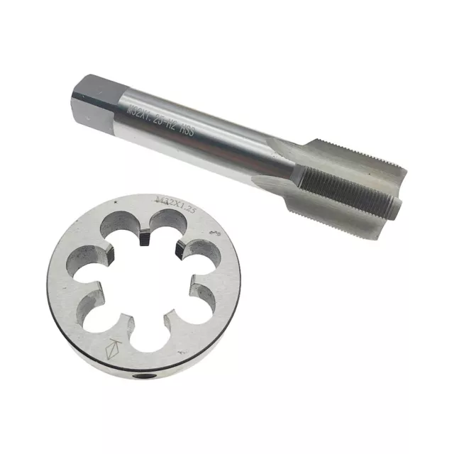 1pc HSS M32x1.25mm Right hand Plug Tap and M32x1.25mm Die Threading Tool HSS New