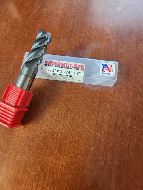 Supermill 32513 XPR500MRA 1/2" x 1.25" LOC 4F ALTIN Coated NIB