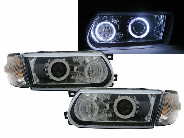 Tsuru V16 B13 95-17 Facelift CCFL Projector Headlight Chrome V1 for NISSAN RHD