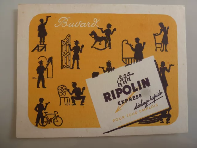 Ripolin Peinture Express / Buvard Publicitaire  Ancien