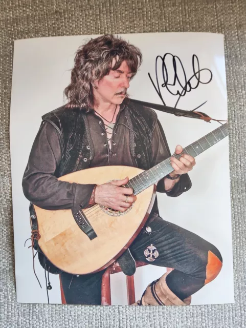 Genuine, Signed/Autographed, 8"x10", Photo by Ritchie Blackmore (Guitarist) +COA