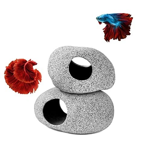 Aquarium Decoration Rock Caves Hideaway +Shrimp Cichlid Hiding Breeding Spawning