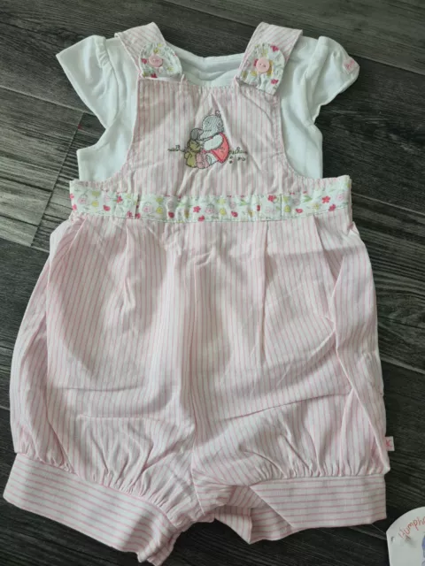 Bnwt Humphreys Corner Lotties Daisy Chain Dungaree Set 12-18 Months Gift Summer