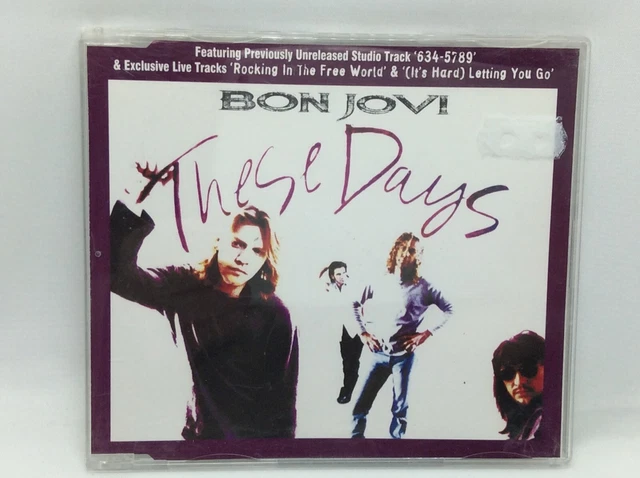 BON JOVI These days 4 track cd Single EUR 3,49 - PicClick IT
