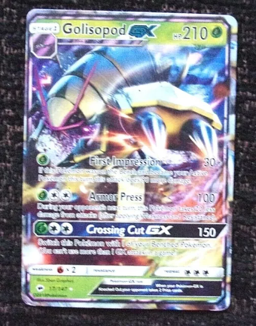 Golisopod GX 17/147 Holo Pokemon Card