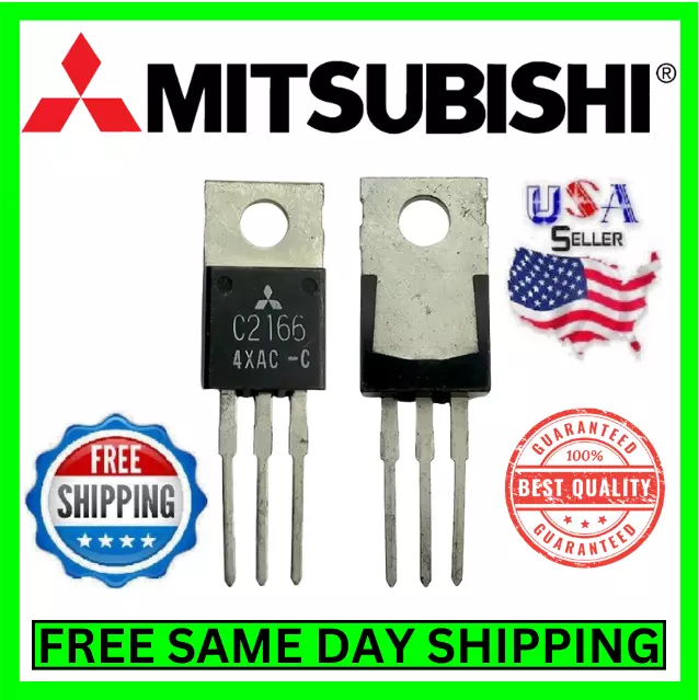 Mitsubishi 2SC2166C NPN Epitaxial Planar Type RF Power Transistor Ships from USA