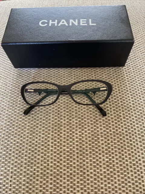 Authentic Chanel Rimless Eyeglasses 57 16 130 CC Logo Silver SP Glasses  Frames