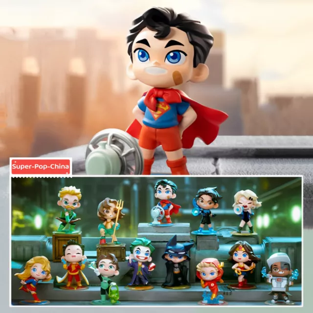 POP MART DC Justice League Childhood Series Confirmed Blind Box Figures Toy Gift