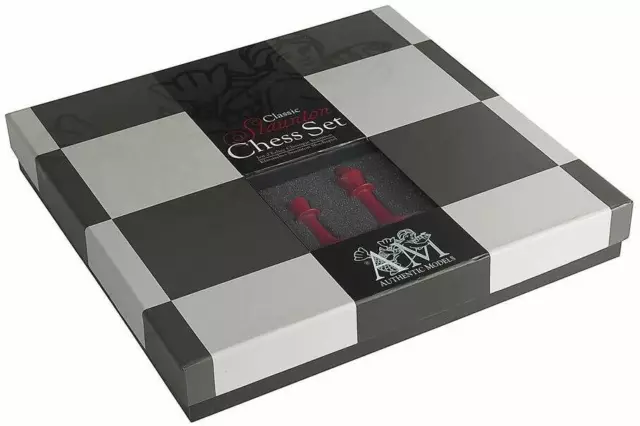 Authentic Models / GR027 / Schachspiel "Staunton Set Master" im Geschenkset