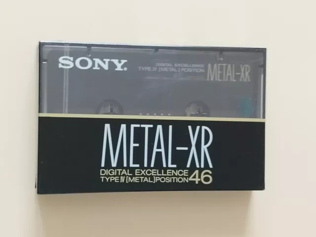 SONY Metal XR 46 CASSETTE TAPE new SEALED JAPAN MARKET