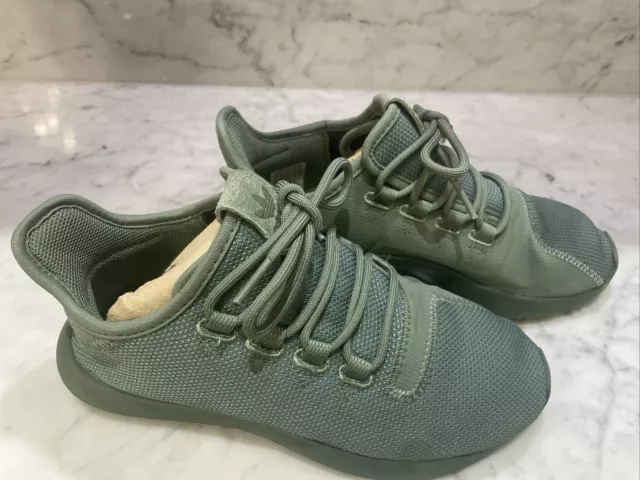 ADIDAS Originals Women’s Tubular Shadow Running Shoes Sneakers 5 Green