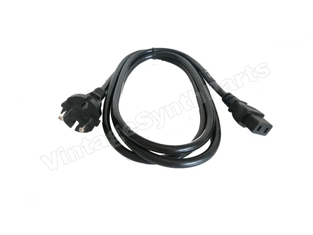 Câble De Alimentation 2 Pôles pour Sampler Akai S900 / S950 / Ax / VX