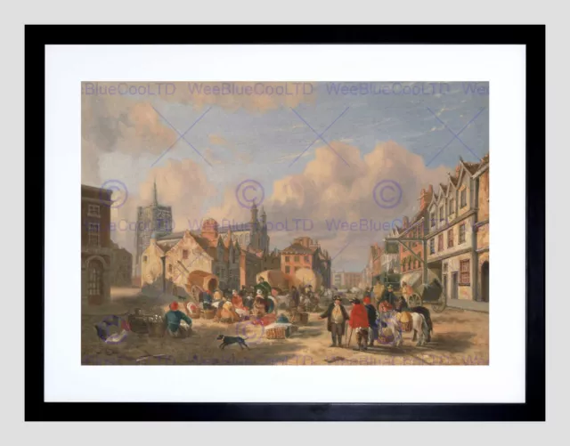 Paintings Old Master Hodgson Haymarket Norwich Cathedral Framed Print B12X4816