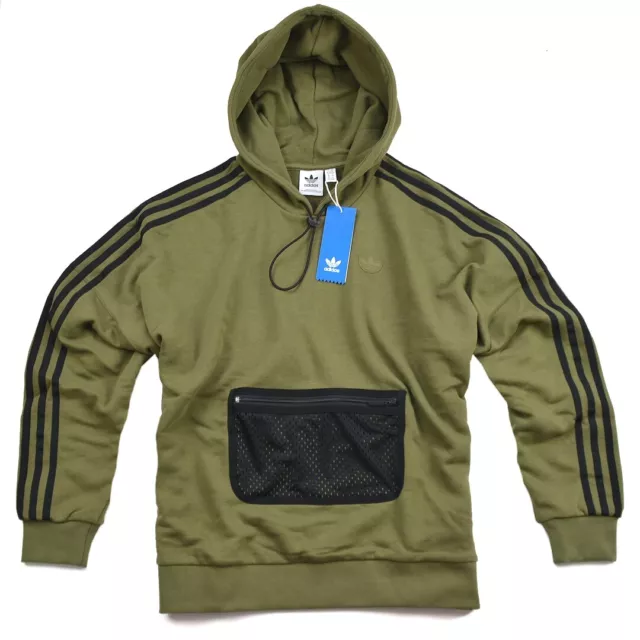 ADIDAS ORIGINALS WOMEN S Oversized Hoodie Pullover Army Green 35.42 PicClick UK