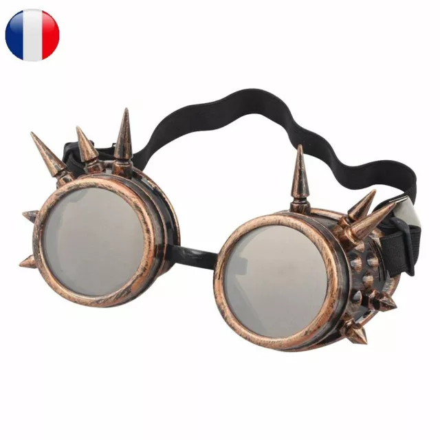 HOMME FEMME LUNETTE Steampunk Vintage Pointue Soudure Punk Protection Yeux Mode EUR 6 61 PicClick FR