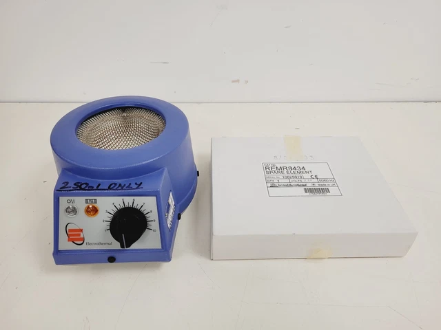 Electrothermal 250ml Heating Mantle EM0250/CE with Spare Element Lab