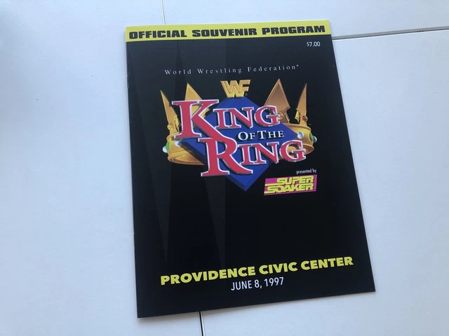 CUSTOM WWF King Of The Ring 1997 Event PPV Program WWE Wrestling Magazine HBK
