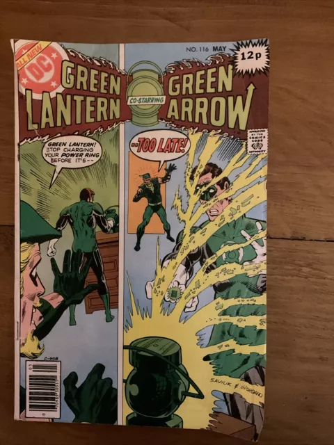 Green Lantern Co-starring Green Arrow #116 DC Comics 1979