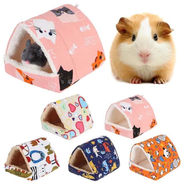 Comfortable Small Animal Sleeping Bed Hamster House Warm Mat Guinea Pig Nest