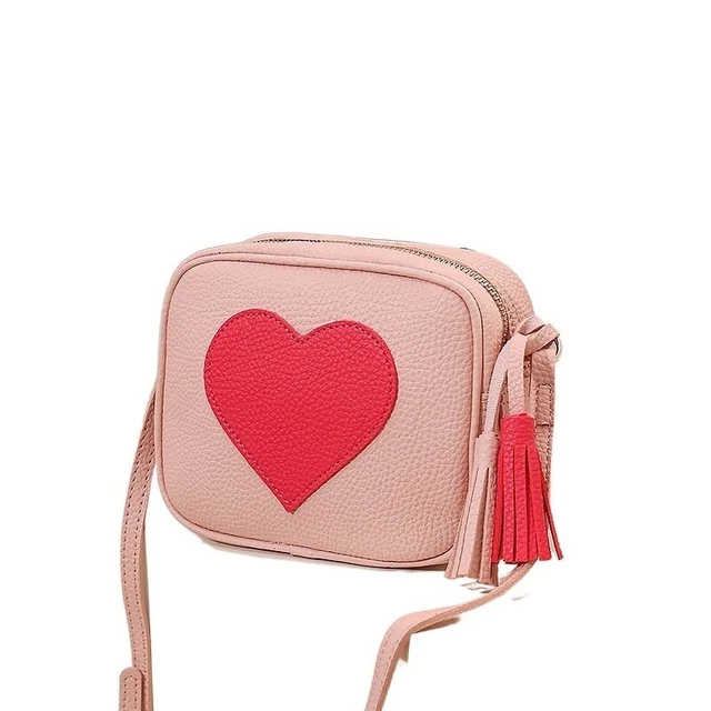 Fashionable Leather Crossbody Purse for Girls and Women with Adjustable Straps