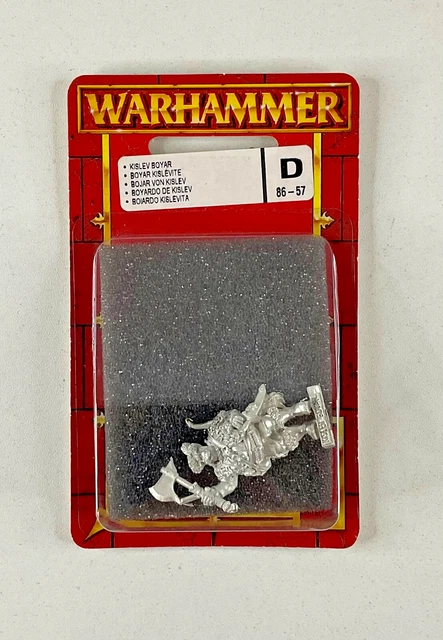 Warhammer – Kislev Boyar – Figurine Games Workshop Neuve Scellée