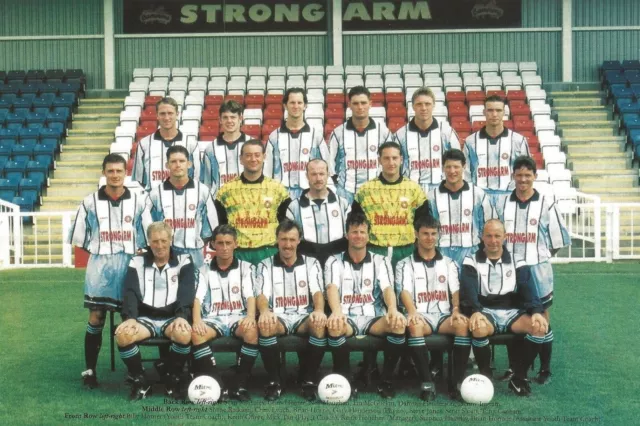 Hartlepool United Football Team Photo 1995-96 Season