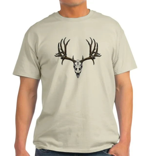 CafePress European Mount Mule Deer Light T Shirt 100% Cotton T-Shirt (466601859)