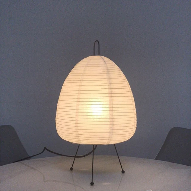 JAPANESESTYLE WABISABI TABLE lamp LED Rice paper Lantern Desk lamp