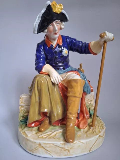 Porcelain figure Frederick the Great, the old Fritz.Germany. 2