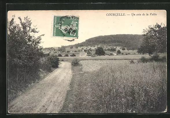 CPA Courcelle, A Corner of the Valley, Partial View of the Tals 1908