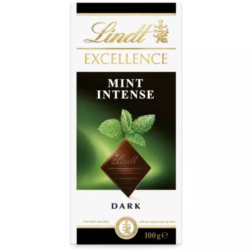 Lindt Excellence Mint Intense Dark Chocolate Block 100g