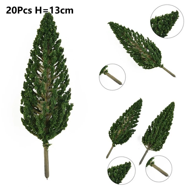 10 Pièces 12cm Modèle Arbres Paysage Décor 1:75 Modèle Nu Arbre Cofe