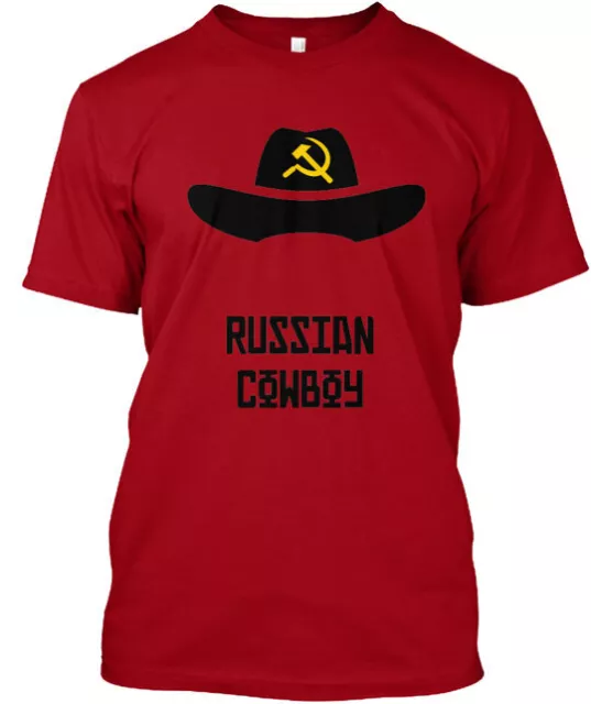 RUSSIAN COWBOY T-SHIRT Made in the USA Size S to 5XL $22.52 - PicClick