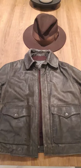 Indiana jones jacket wested leather