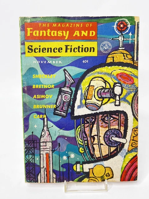 MAGAZINE DE FANTASY & Science Fiction Novembre 1962 Robert Sheckley ...