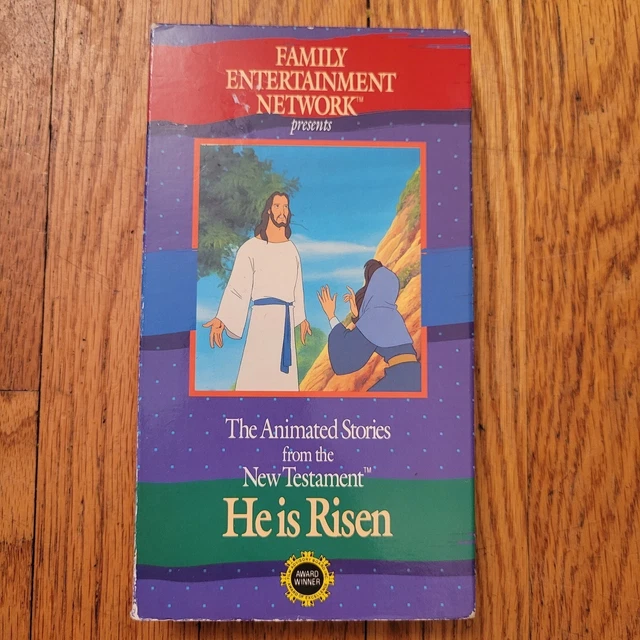 NEST VHS HE Is Risen Animated New Testament Bible Story Kids Bible ...