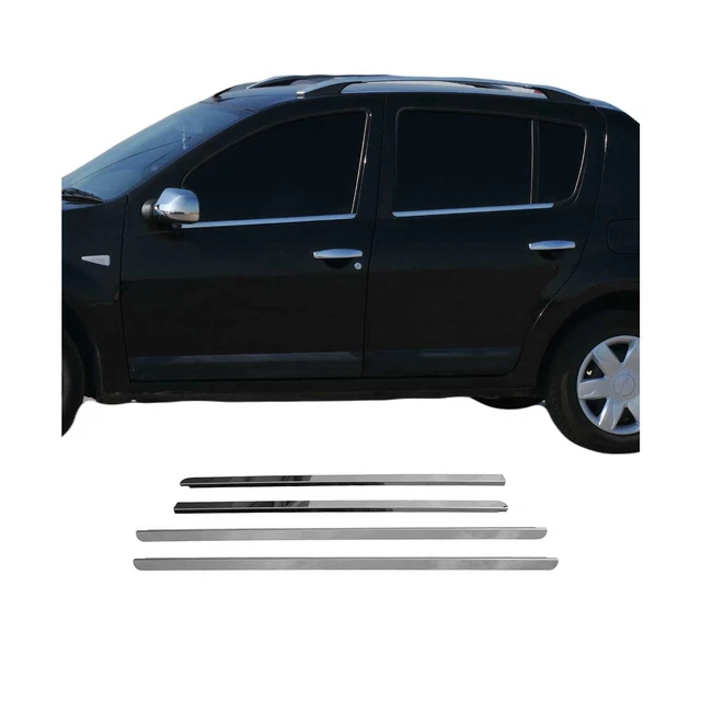 Garnitures De Fenêtre Acier Inox Pour Hyundai I30 HB 2006-2011 - Kit 4 Pièces Chromé, Protection Et Style