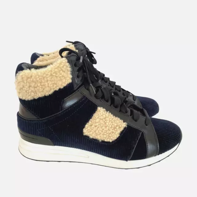 3.1 Phillip Lim Blue Trance High Top Trainers Sneakers Size 39