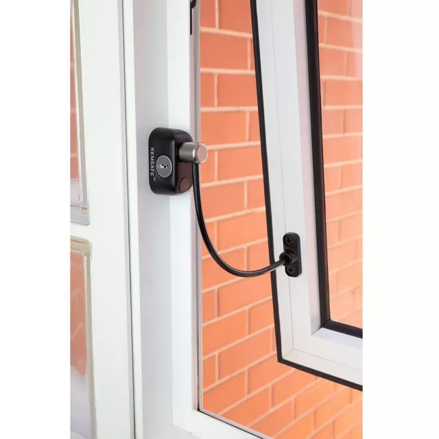 Remsafe Window Restrictor Safety Device Child Safe 125mm Black RL002-SSK1BLK 2