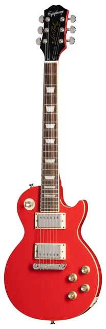 B-WARE Epiphone Power Players Les Paul E-Gitarre Lava Red Einsteiger Gigbag Gurt 2