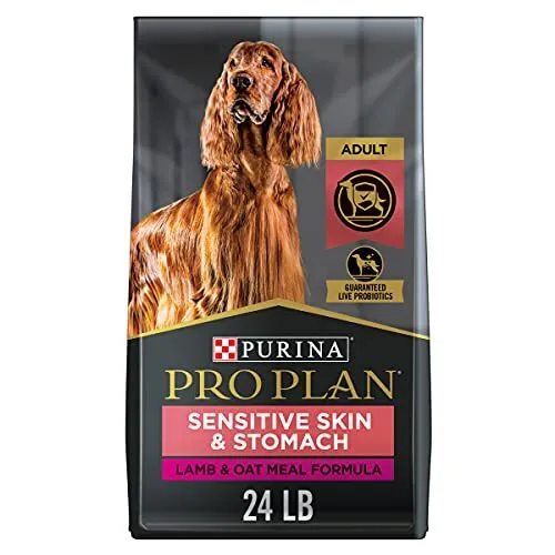 Purina Plan Sensitive Skin and Sensitive Stomach Dog Food With Probiotics for...