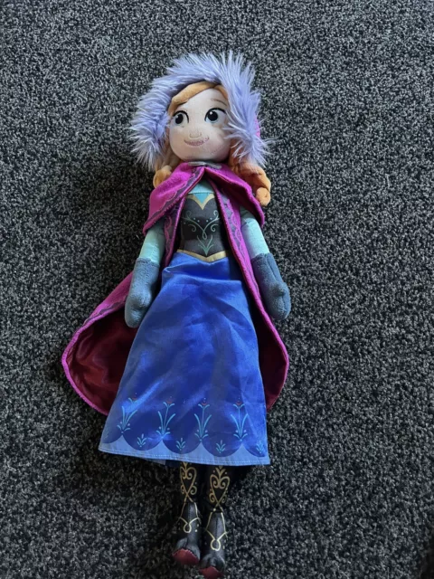 DISNEY STORE FROZEN Anna 17 Soft Plush Toy Doll 9.99 PicClick UK