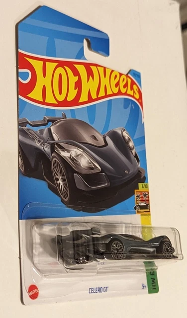 Hot Wheels Celero GT – HW Exotics 3/5 In Grau – Maßstab 1:64, Nummer 178/250 Hot Wheels Celero GT – HW Exotics 3/5 In Grau – Maßstab 1:64, Nummer 178/250