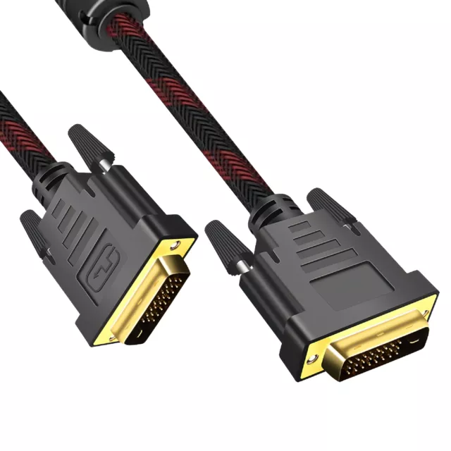 Adaptateur de Câble - DVI-D Mâle Dual Link vers DVI-D mâle Dual Link - 1,5m